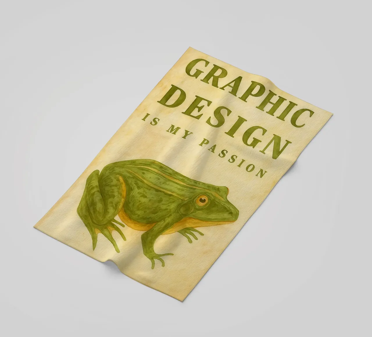 il design grafico è la mia passione telo mare da cepeducks