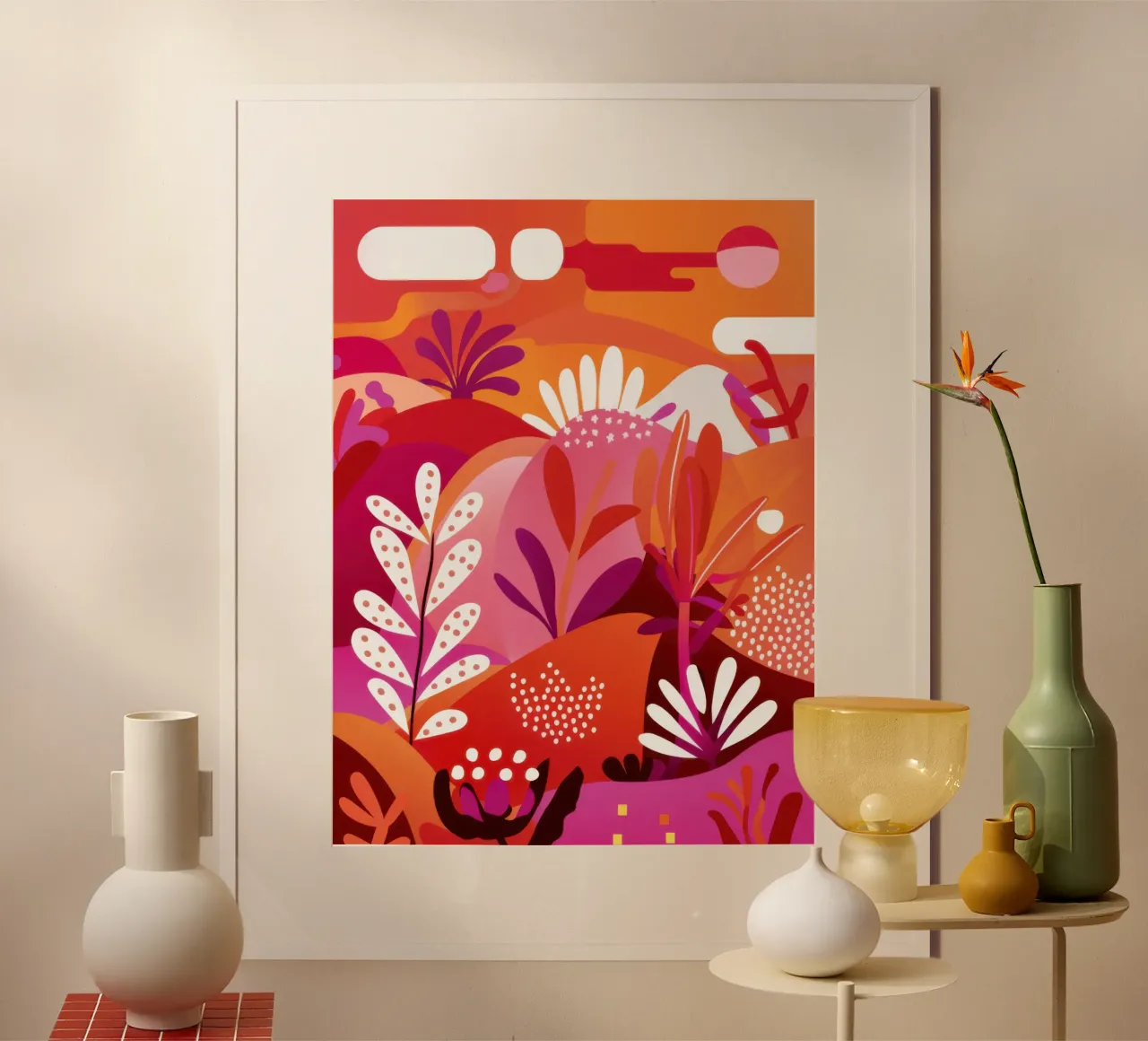 Flora delle montagne caramellate poster da Wish Studio