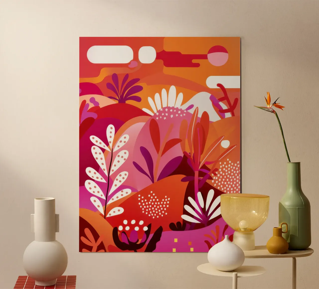 Flora delle montagne caramellate poster da Wish Studio