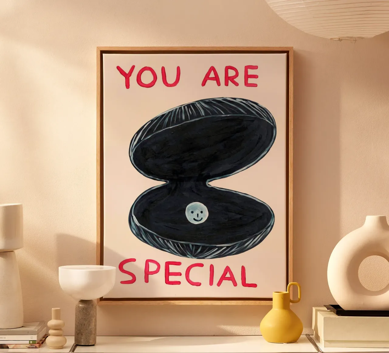 Tu sei speciale tela con Cornice a cassetta da ushop god