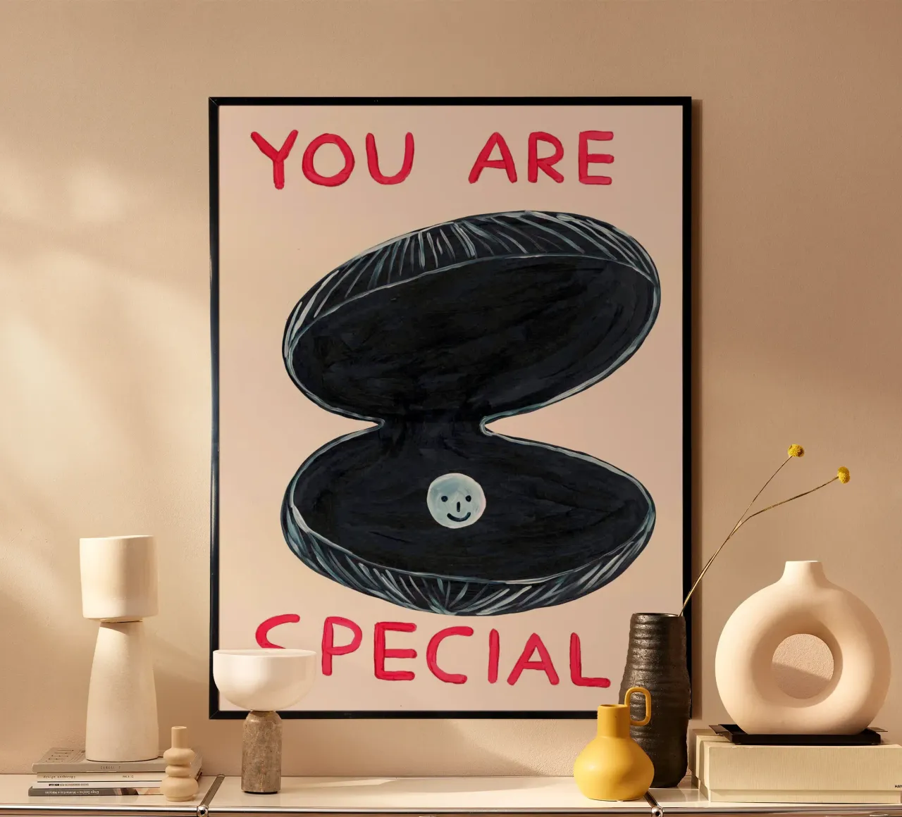 Tu sei speciale poster con telaio in alluminio da ushop god