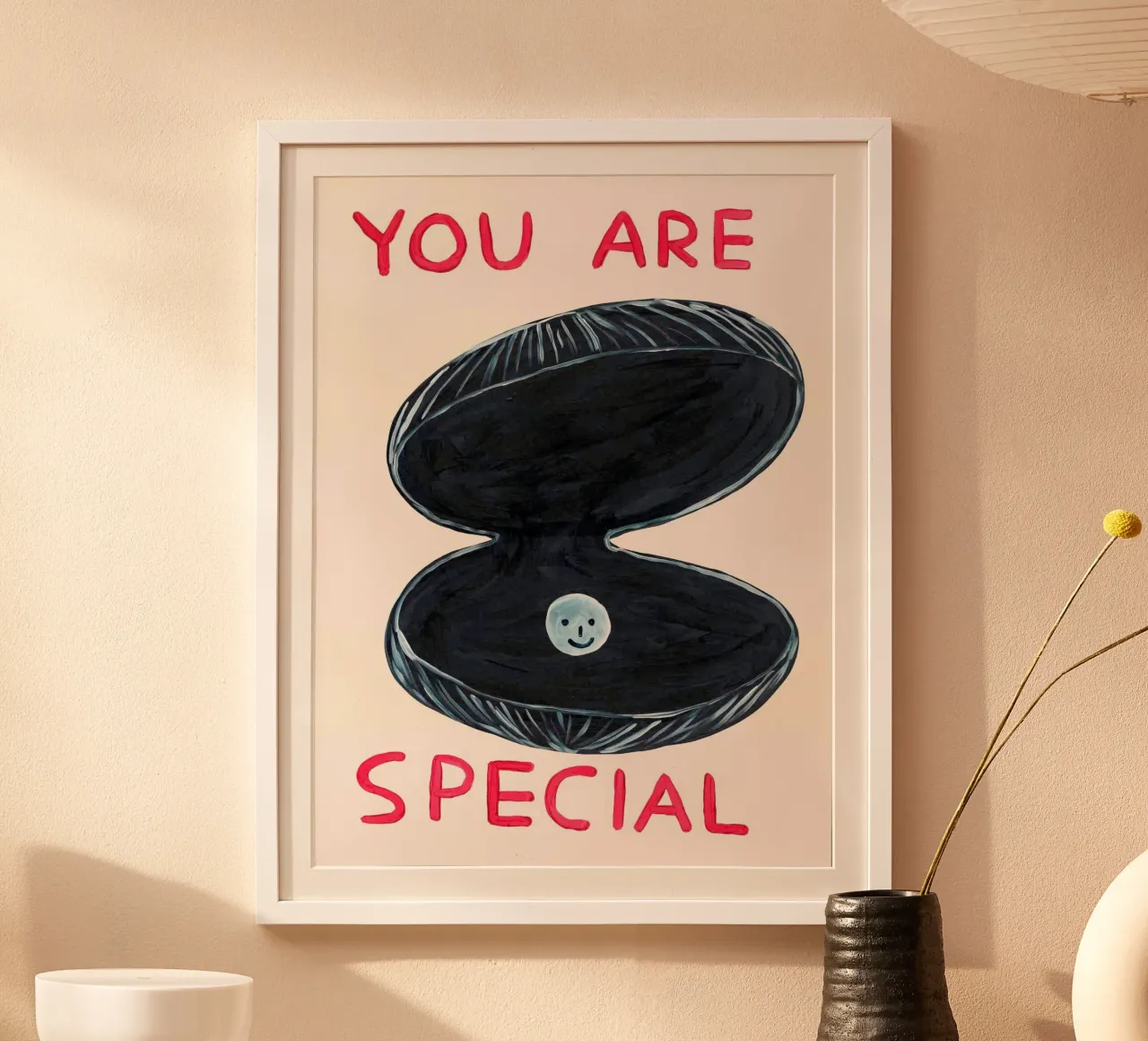Tu sei speciale poster con telaio in alluminio da ushop god