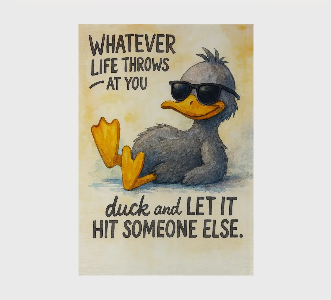 duck and let it hit someone else notebook by cepeducks