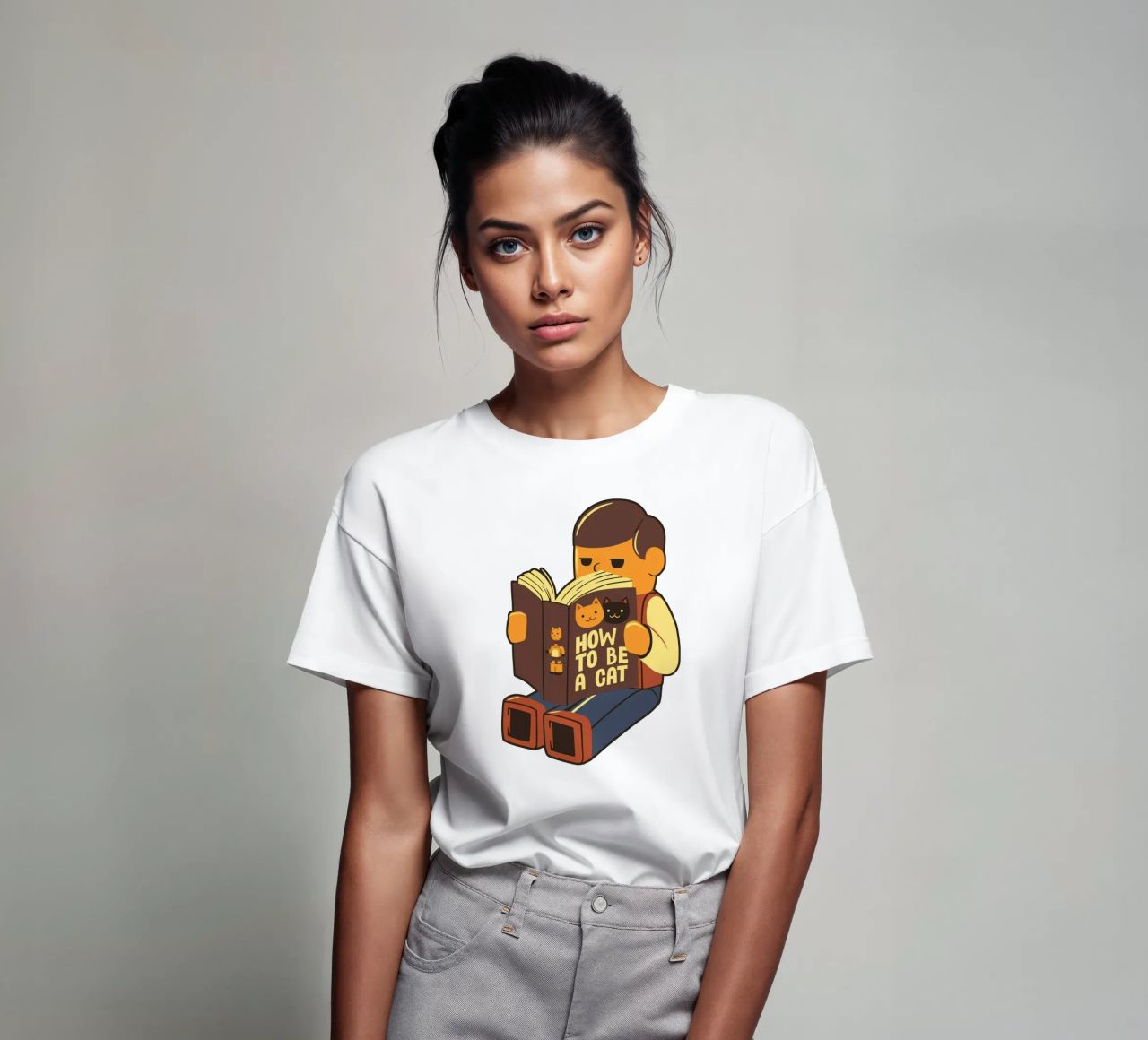 How to be a cat t-shirt da Tobe Fonseca
