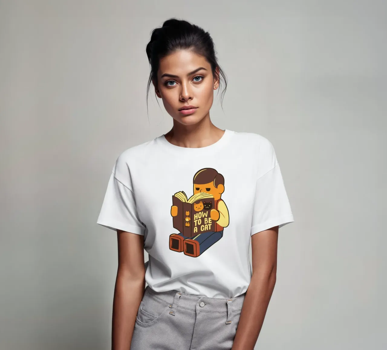 How to be a cat t-shirt da Tobe Fonseca