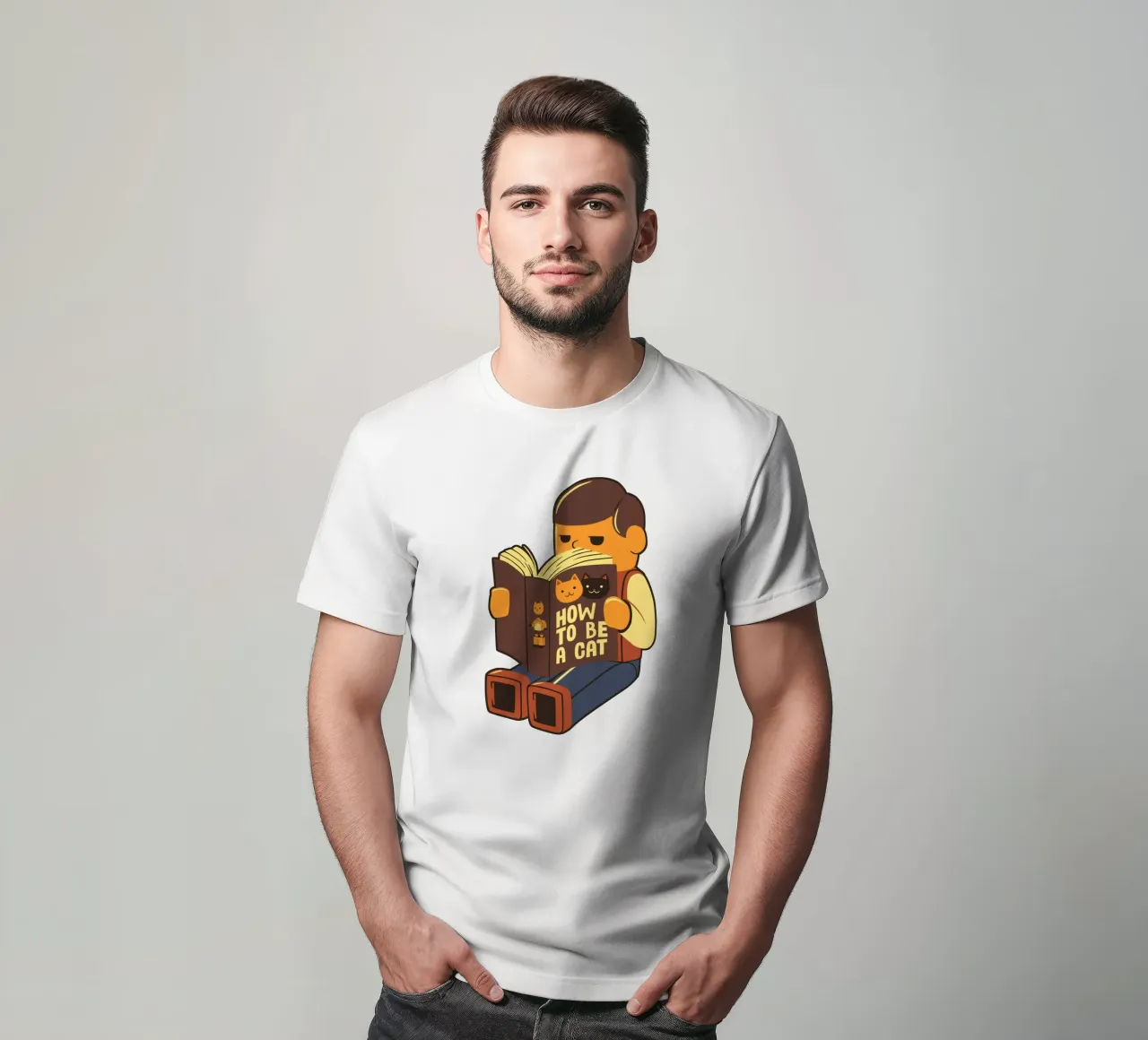 How to be a cat t-shirt da Tobe Fonseca