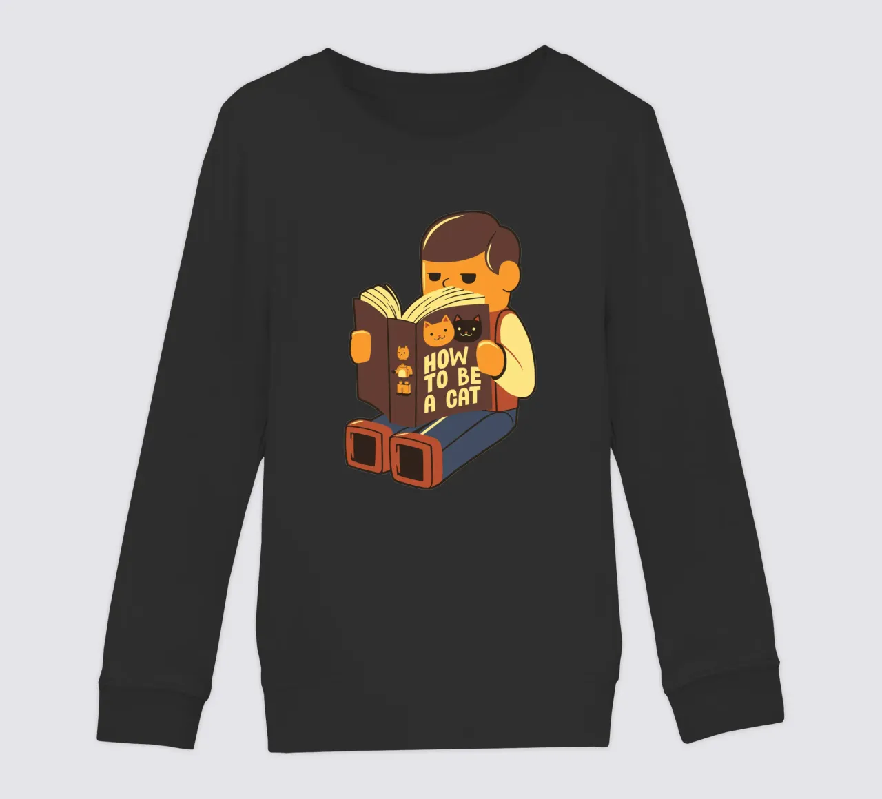 How to be a cat felpa bambino da Tobe Fonseca