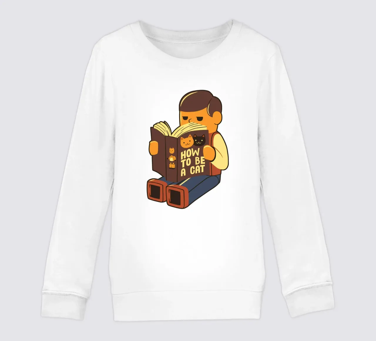 How to be a cat kids sweatshirt by Tobe Fonseca