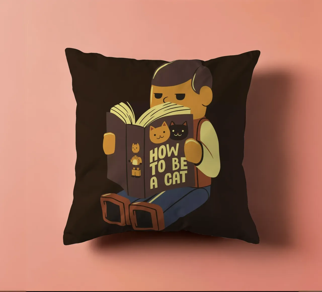 How to be a cat cuscino da Tobe Fonseca