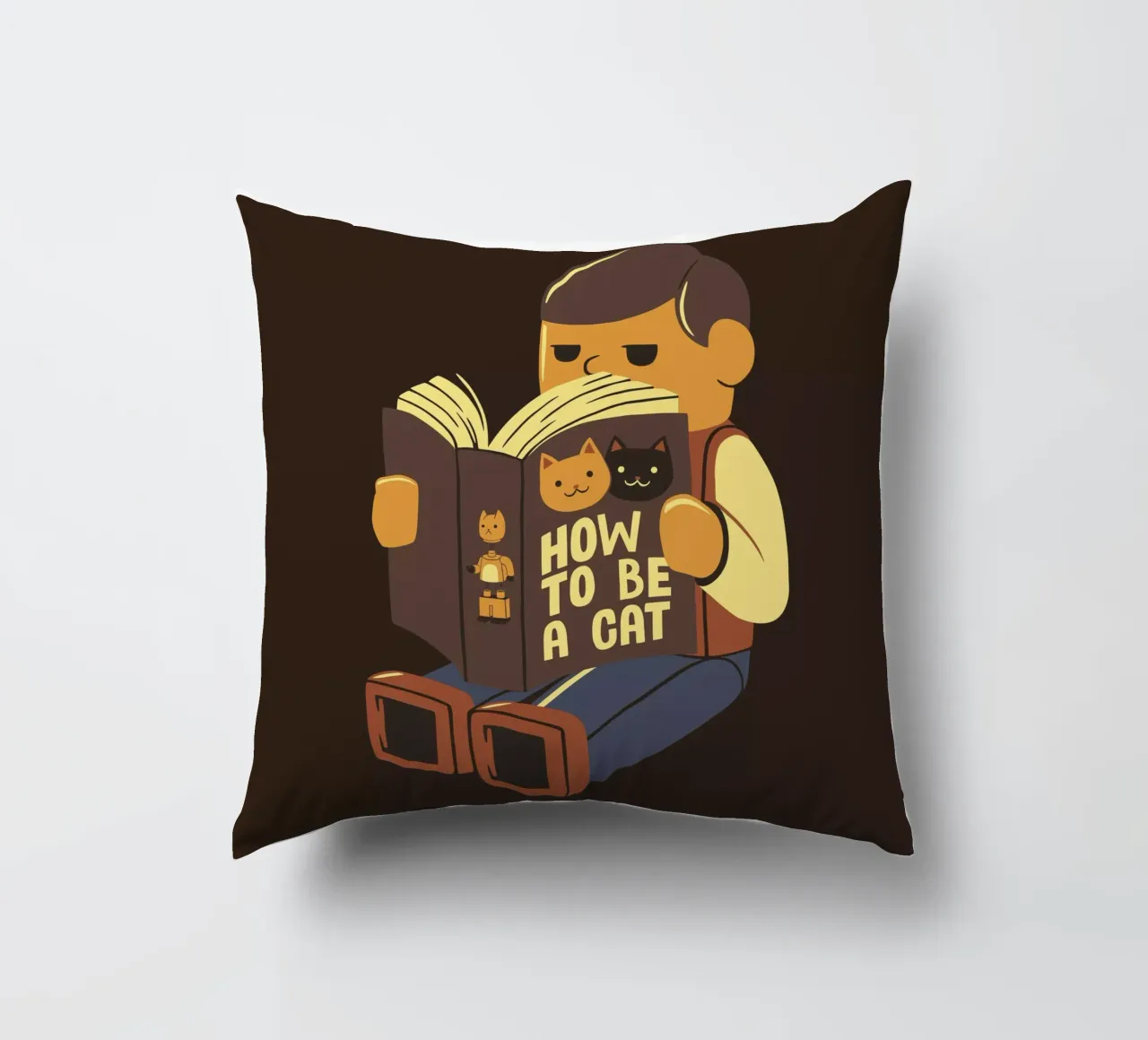 How to be a cat cuscino da Tobe Fonseca