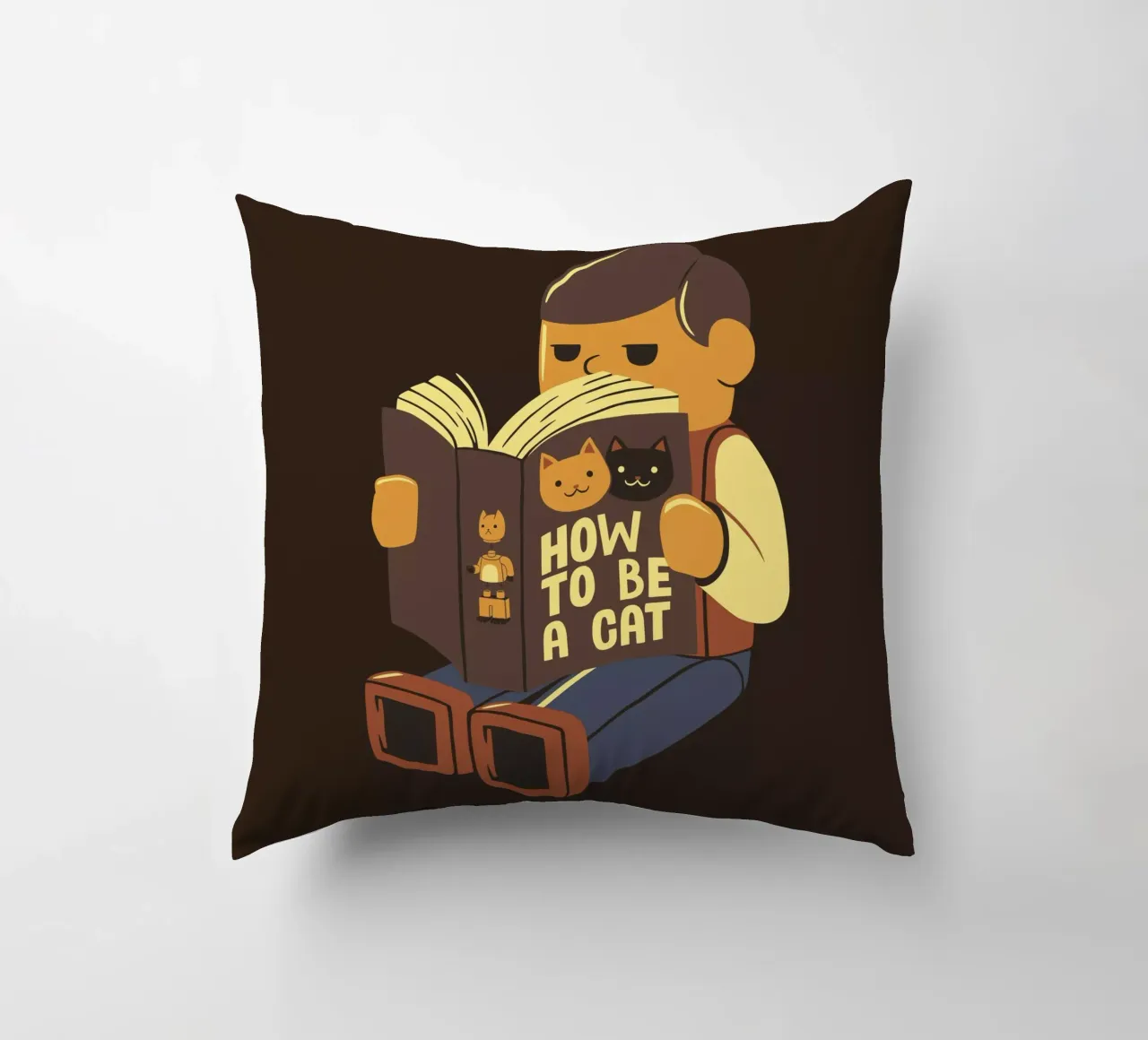 How to be a cat cuscino da Tobe Fonseca