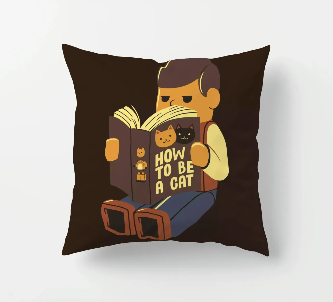 How to be a cat cuscino da Tobe Fonseca