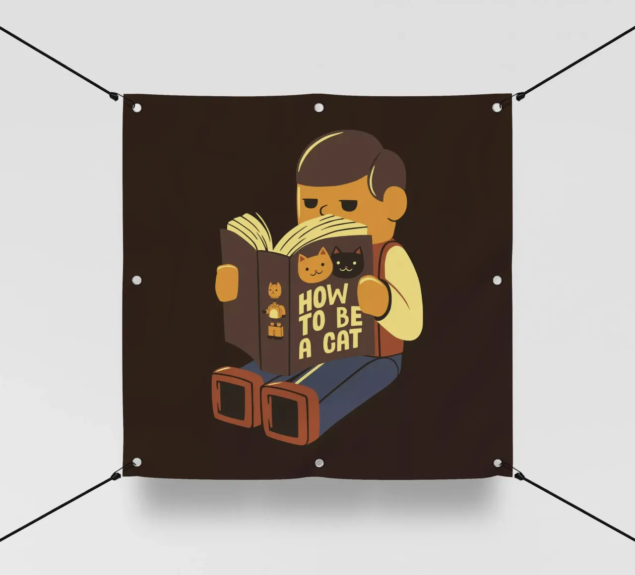 How to be a cat PVC Plane von Tobe Fonseca