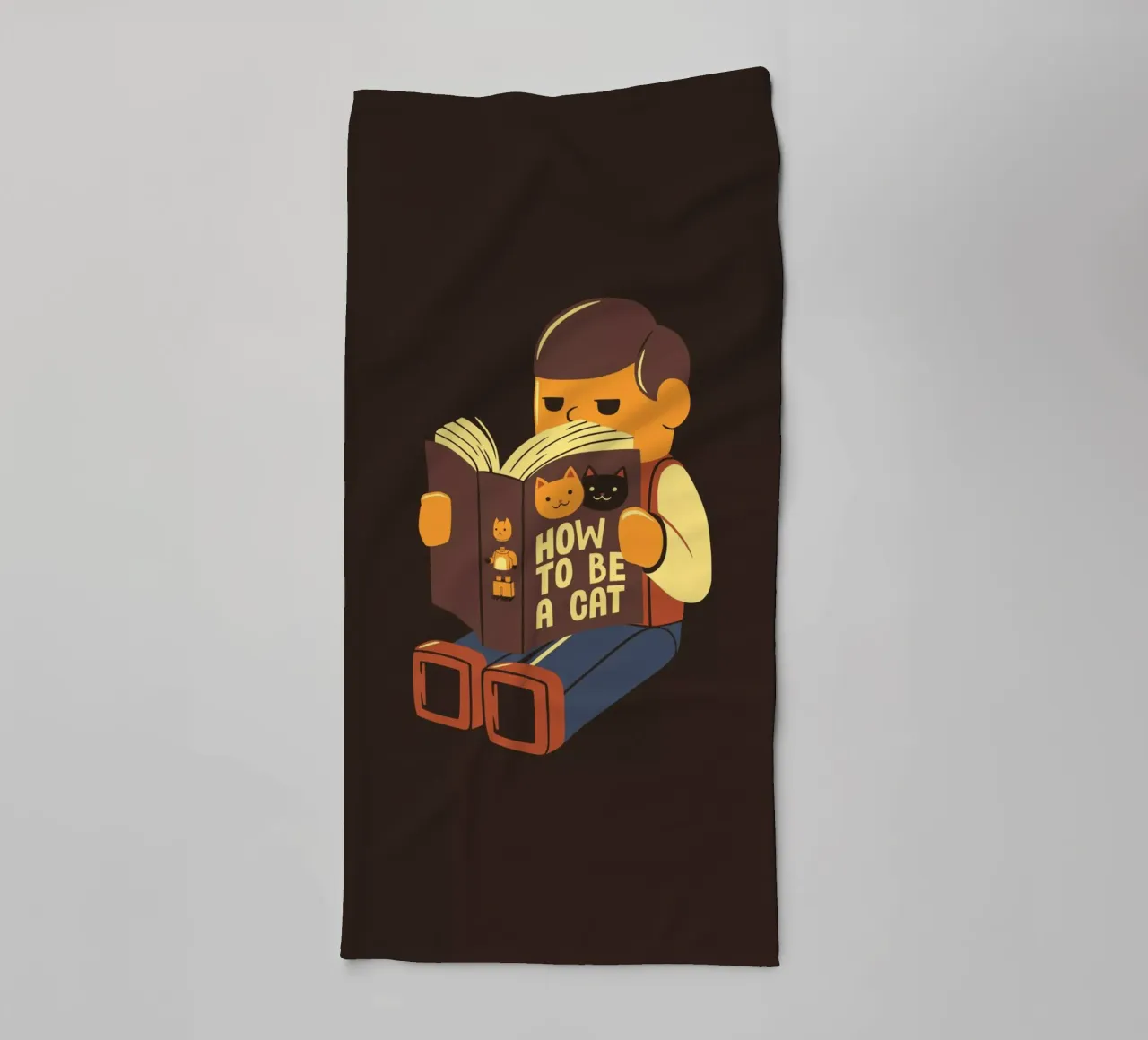 How to be a cat asciugamano da bagno da Tobe Fonseca