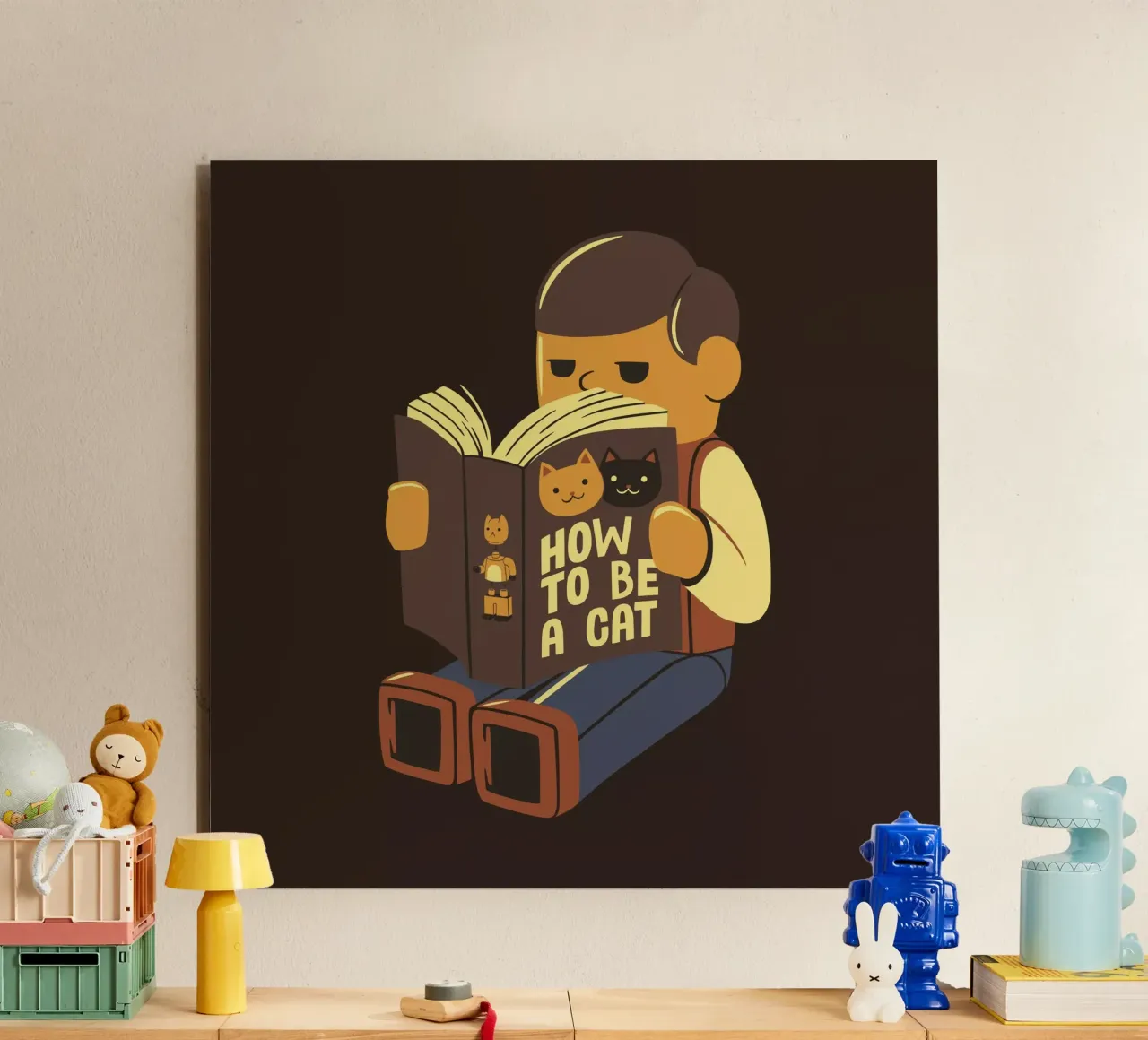 How to be a cat alluminio dibond da Tobe Fonseca