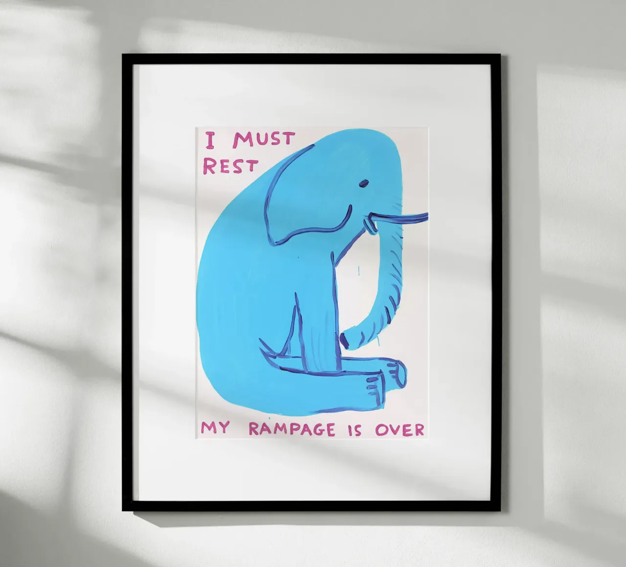 La mia furia è finita poster da ushop god