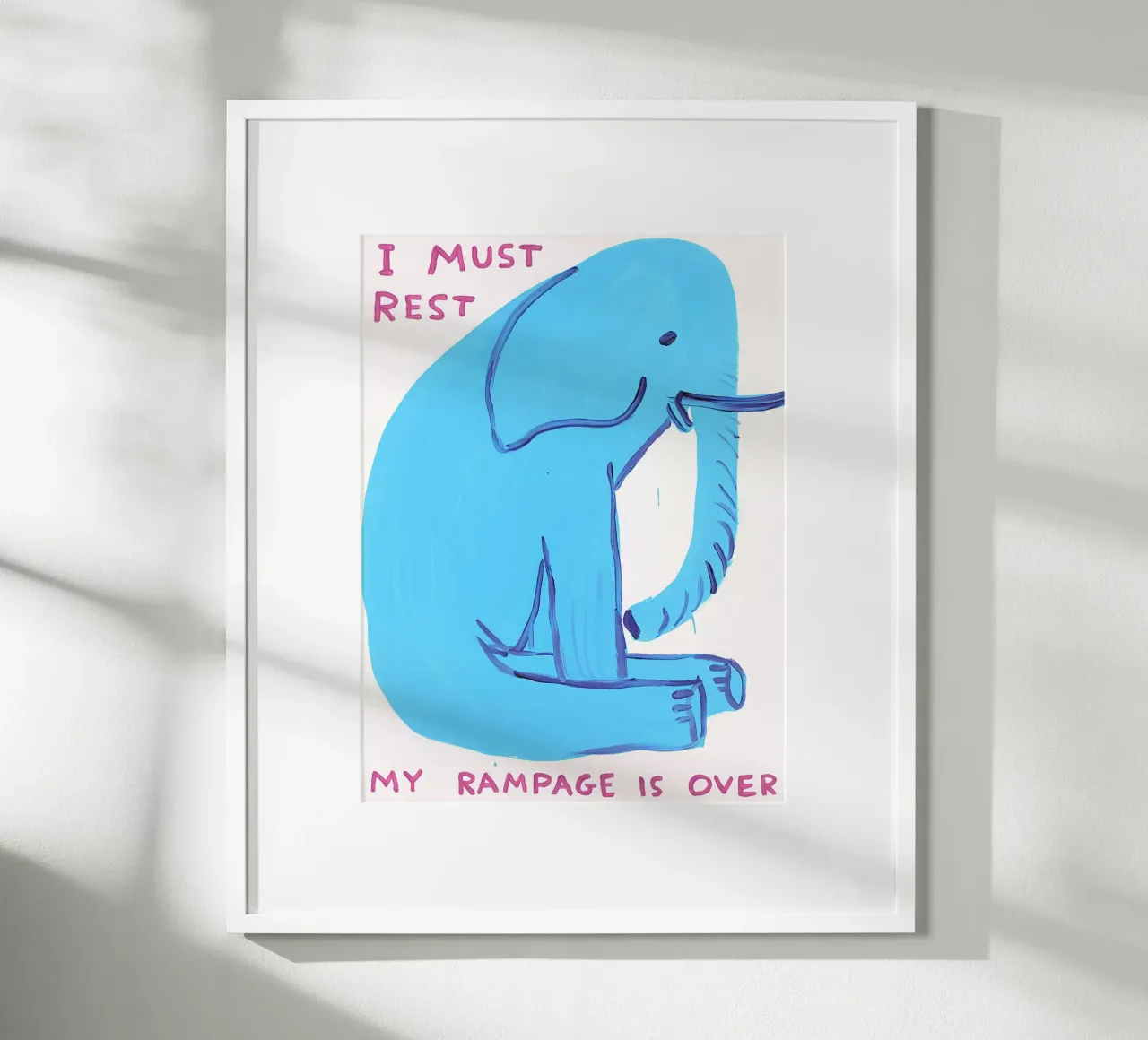 La mia furia è finita poster da ushop god