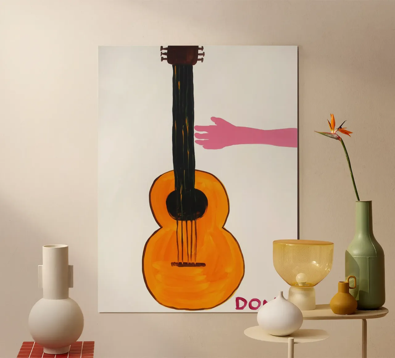 David Shrigley Non poster con telaio in alluminio da ushop god
