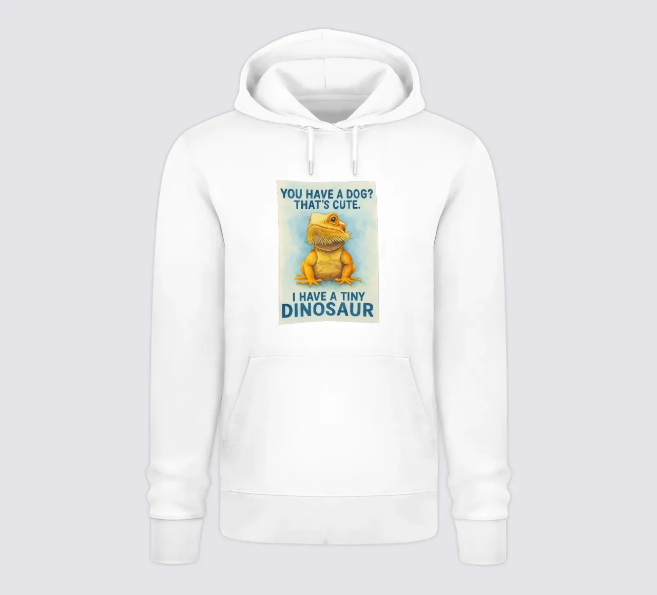 Ho un piccolo dinasauro divertente felpa con cappuccio da cepeducks