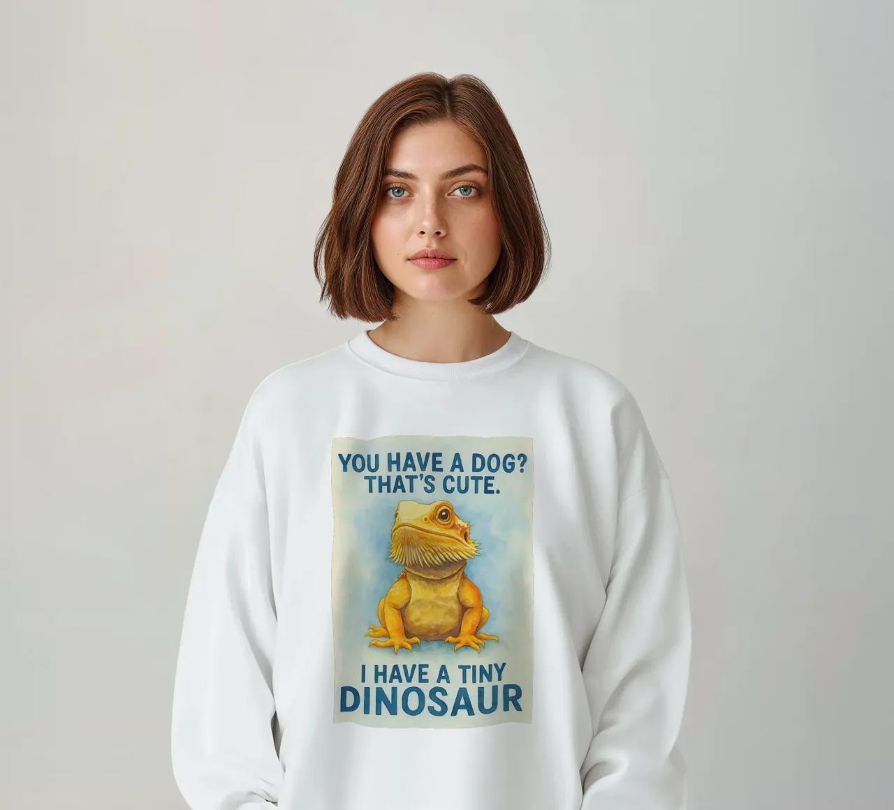 Ho un piccolo dinasauro divertente felpa da cepeducks