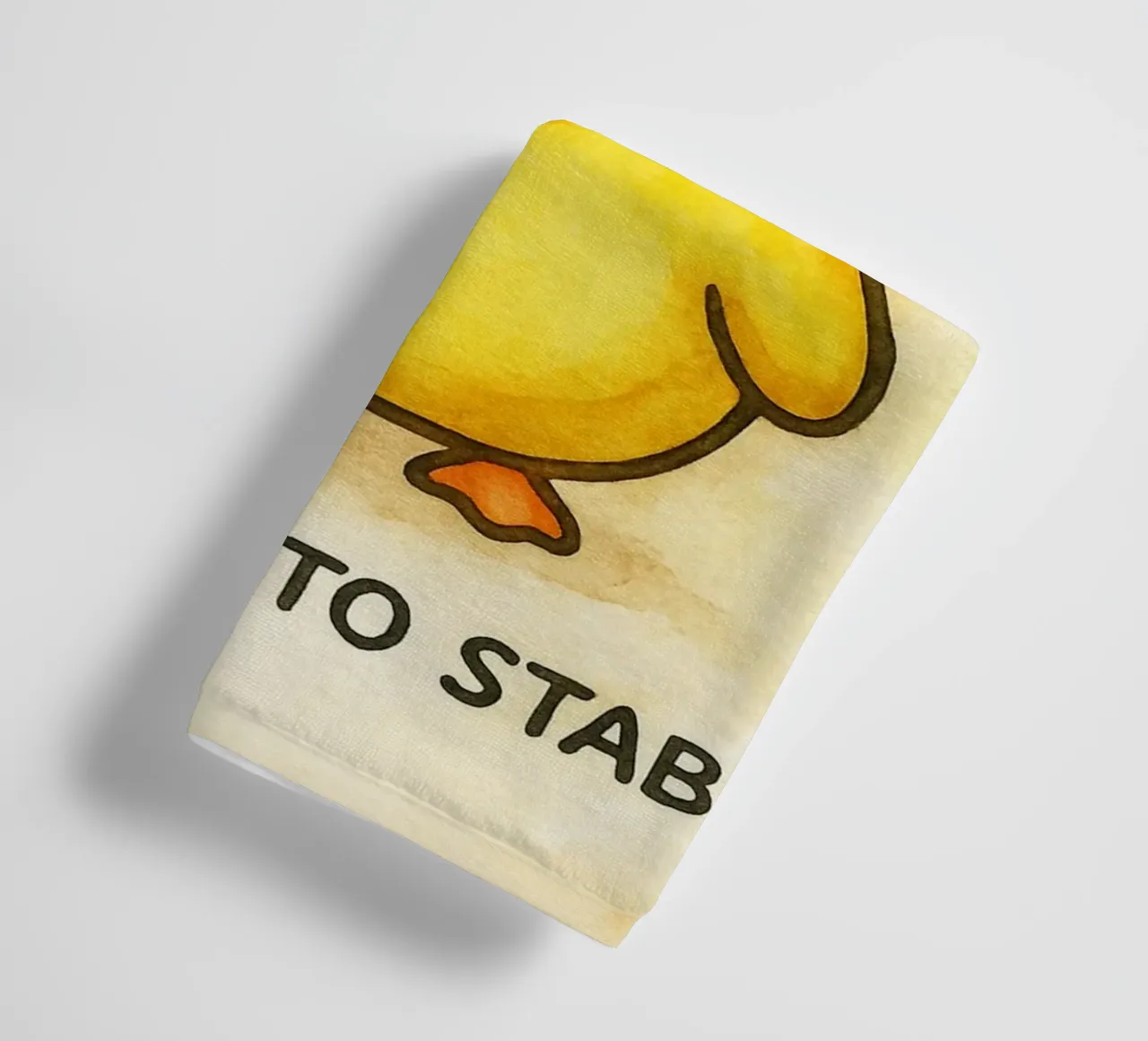 ik heb stabiliteit grappige eend badhanddoek van cepeducks