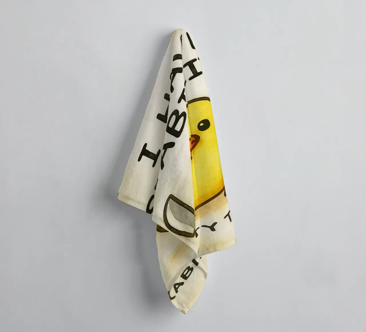 ik heb stabiliteit grappige eend badhanddoek van cepeducks