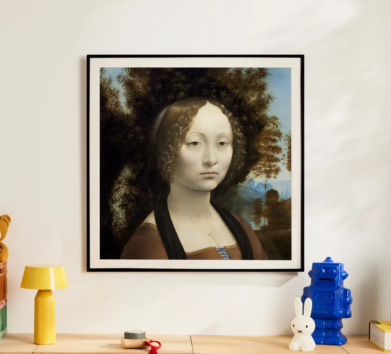 Ginevra de' Benci by Leonardo da Vinci poster da James McIntosh