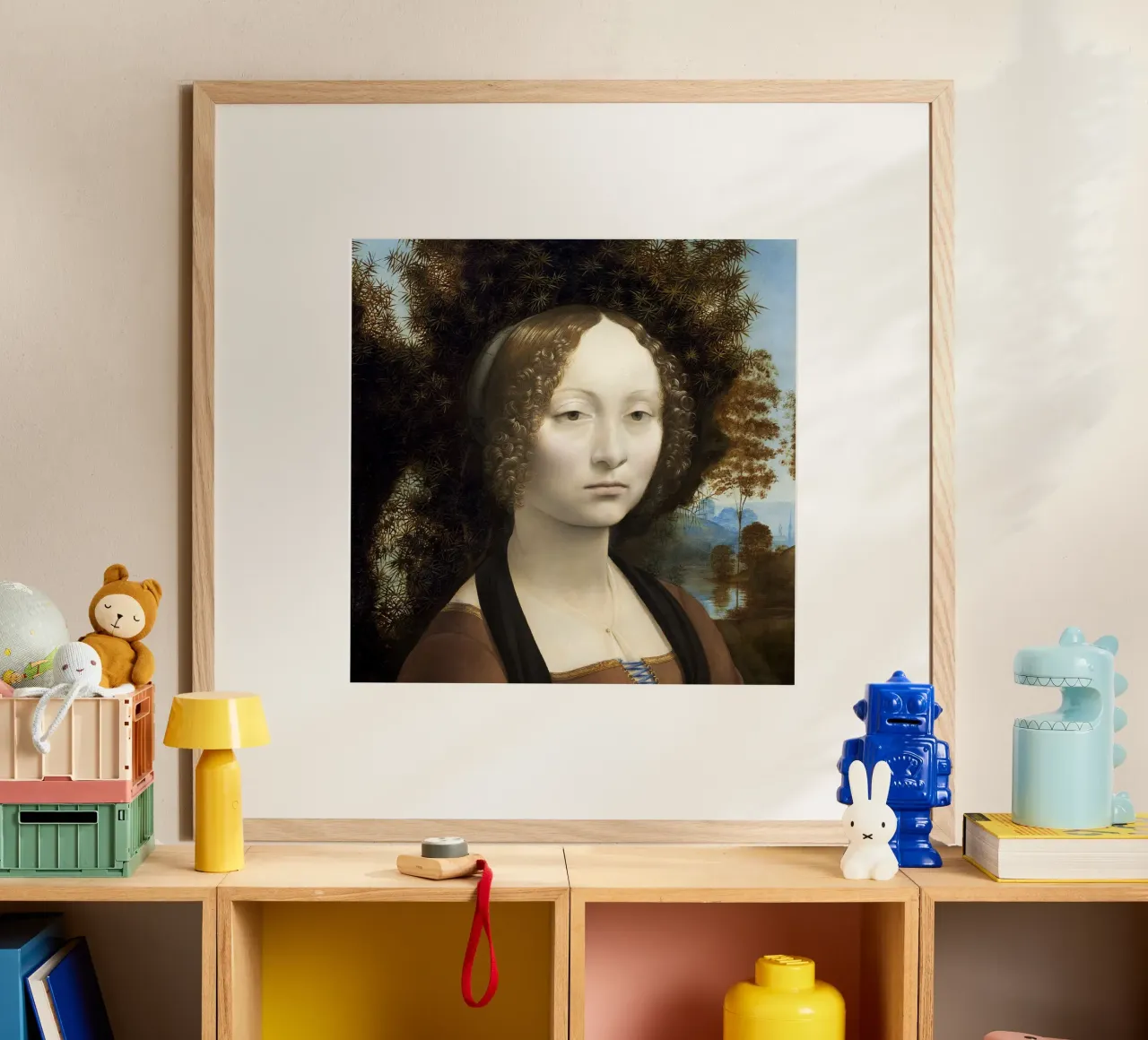 Ginevra de' Benci by Leonardo da Vinci poster da James McIntosh