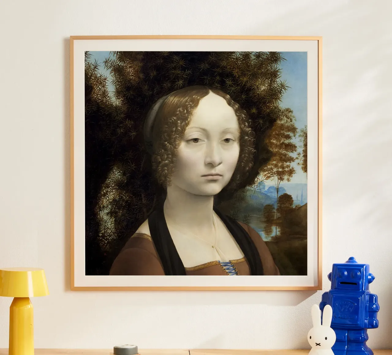 Ginevra de' Benci by Leonardo da Vinci poster da James McIntosh