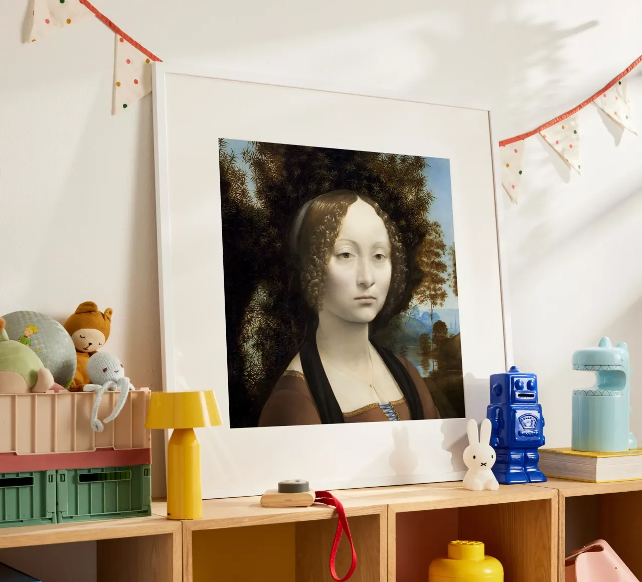 Ginevra de' Benci by Leonardo da Vinci poster da James McIntosh