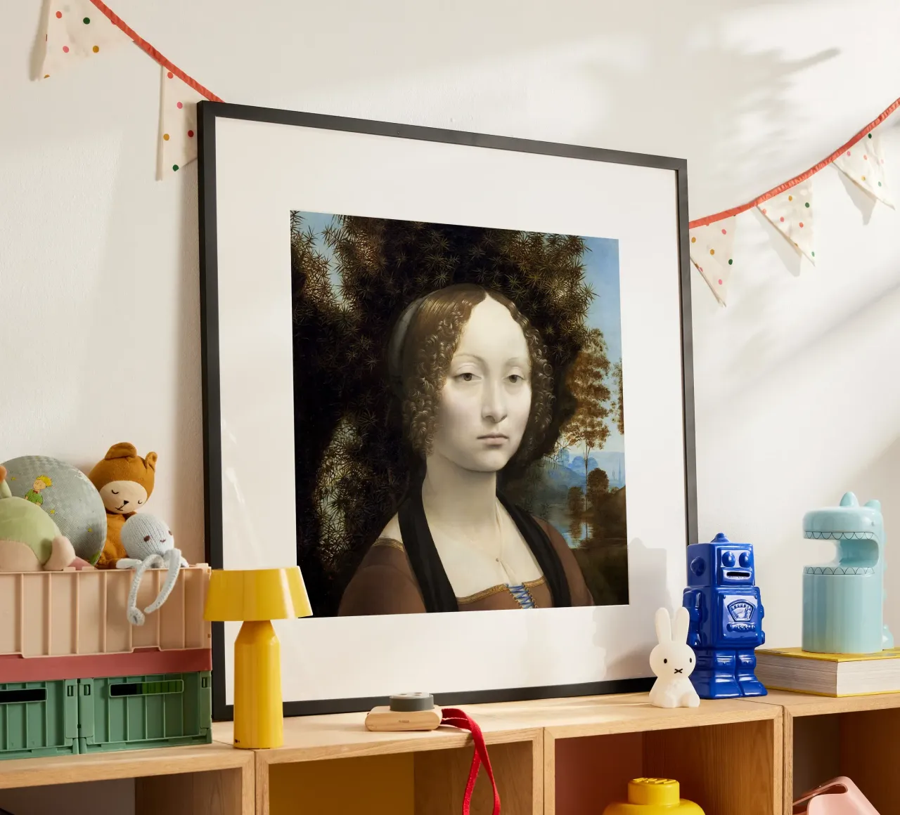 Ginevra de' Benci by Leonardo da Vinci poster da James McIntosh