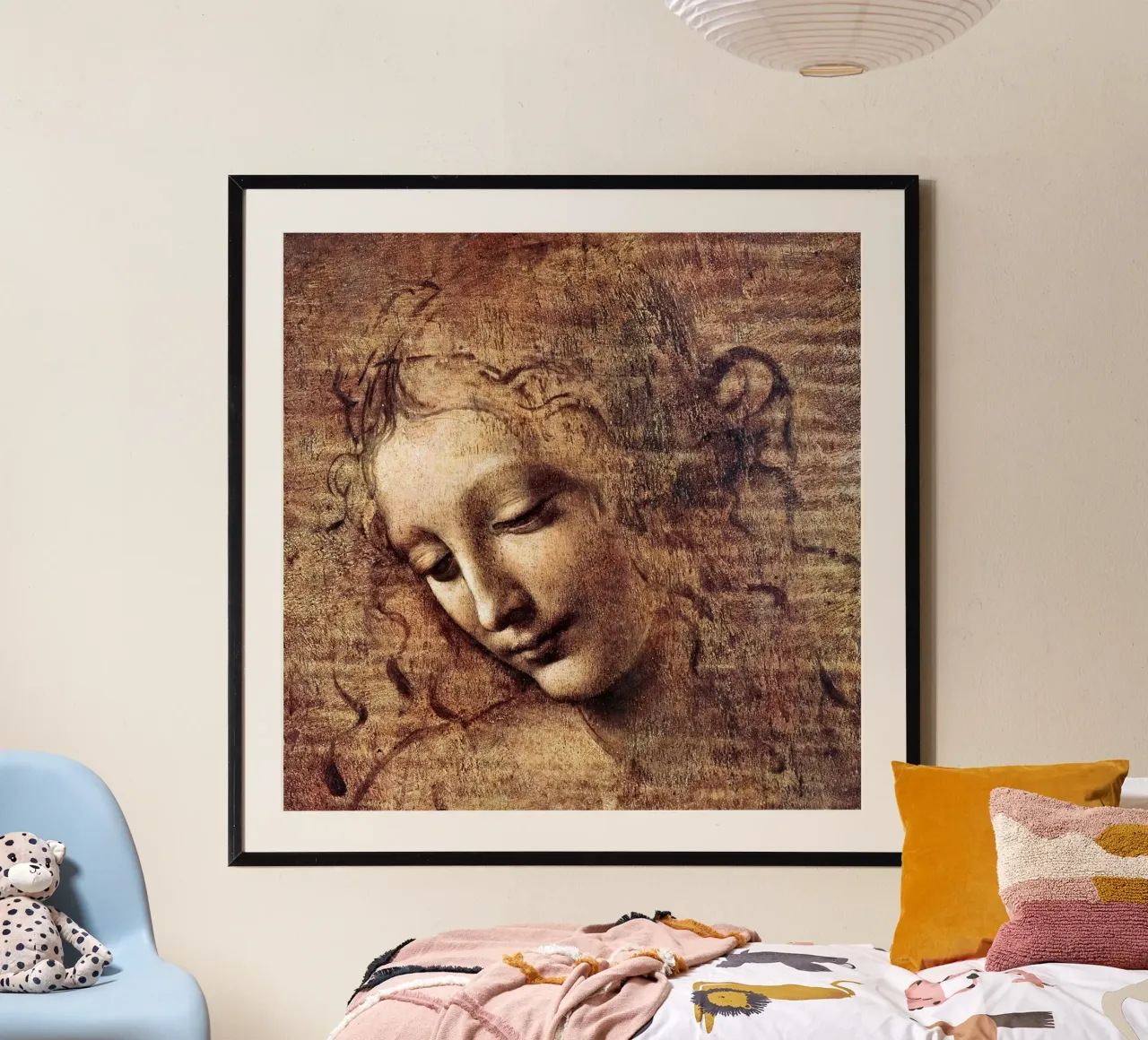 La Scapigliata by Leonardo da Vinci poster da James McIntosh