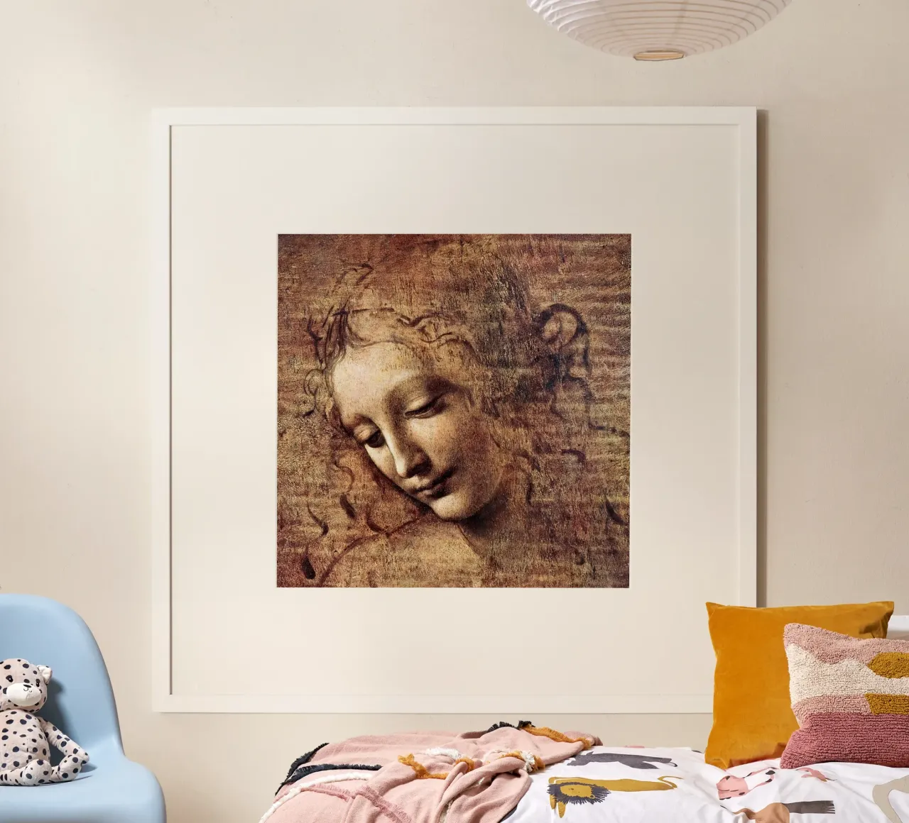 La Scapigliata by Leonardo da Vinci poster da James McIntosh