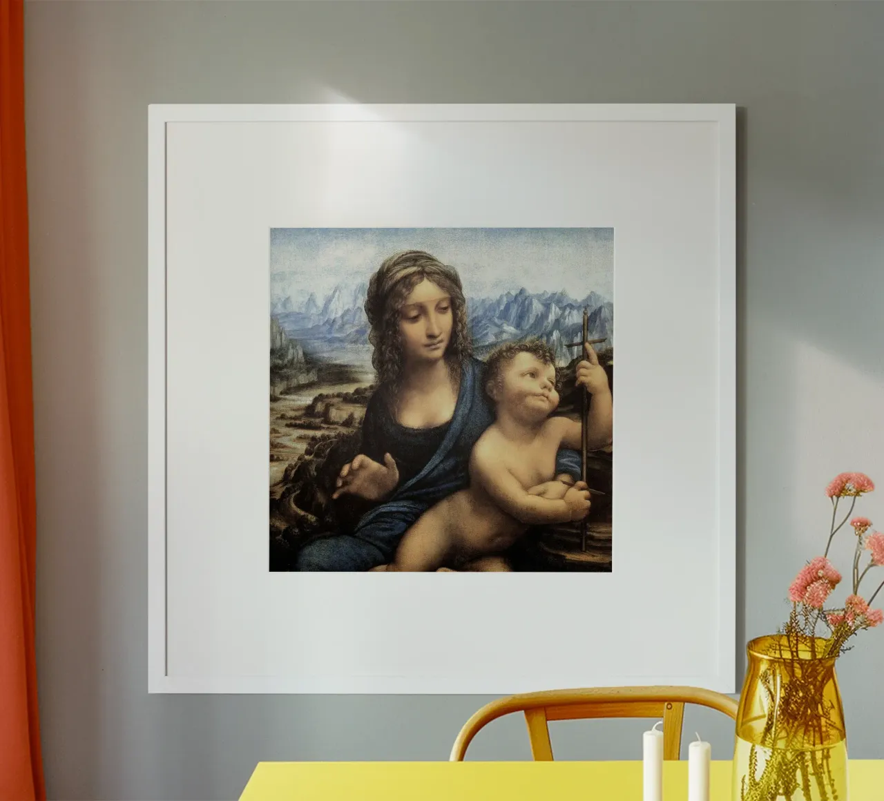 Madonna del Tritacarne di Leonardo da Vinci poster da James McIntosh