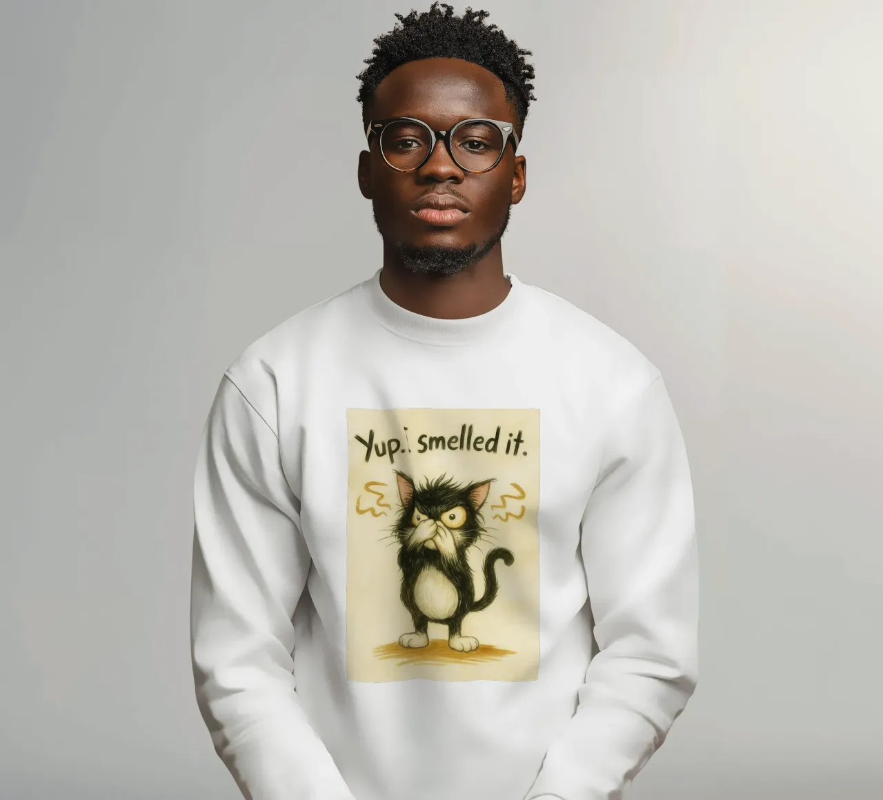 Ho sentito un odore strano di gatto felpa da cepeducks