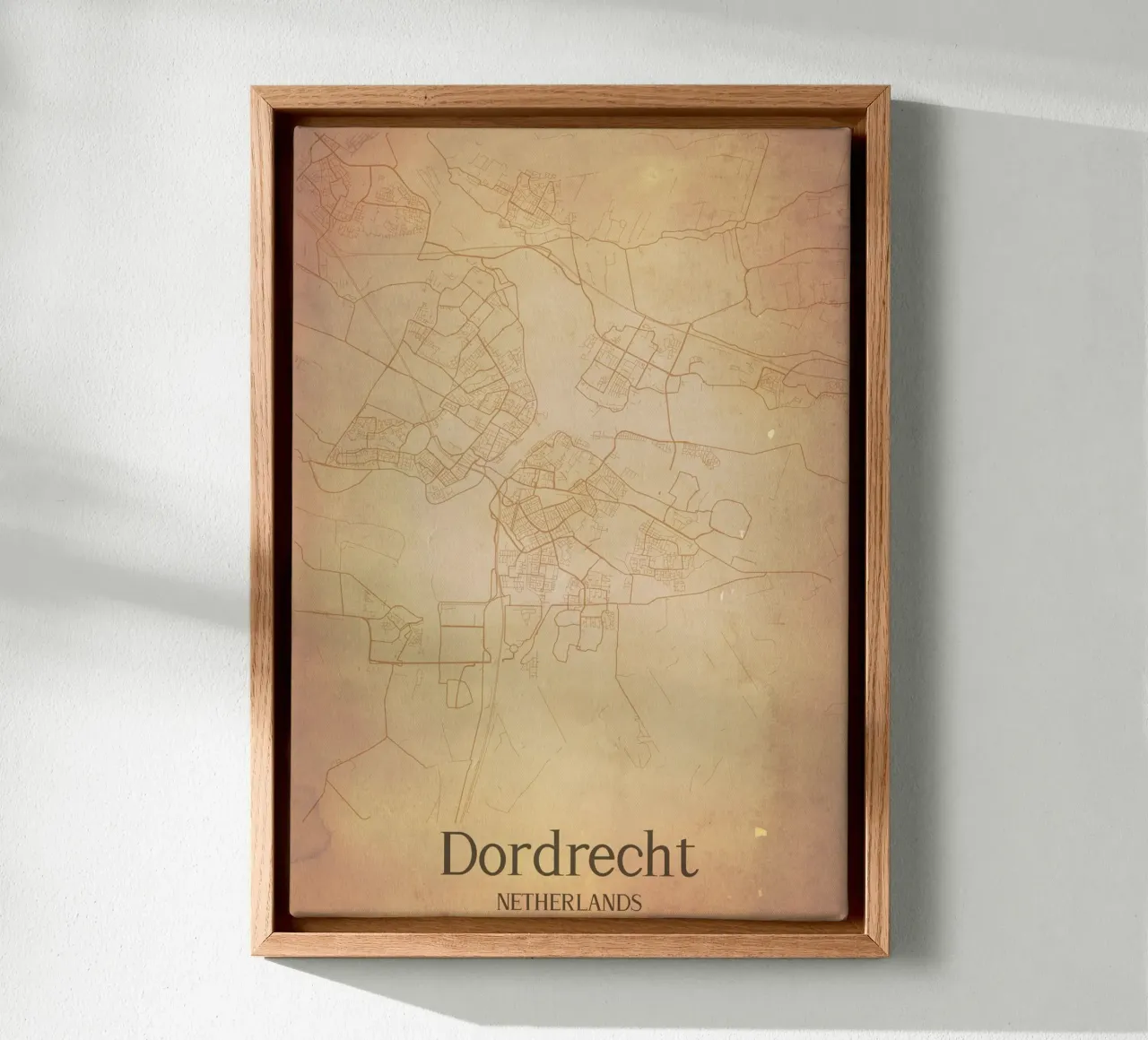 Dordrecht NETHERLANDS tela con Cornice a cassetta da WorldPrint
