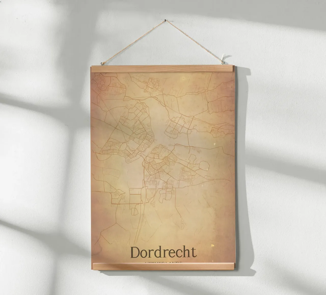 Dordrecht NETHERLANDS poster con telaio in plastica da WorldPrint