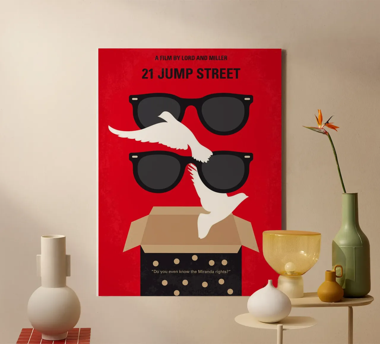 21 Jump Street di Chungkong tela con Cornice a cassetta da jammie