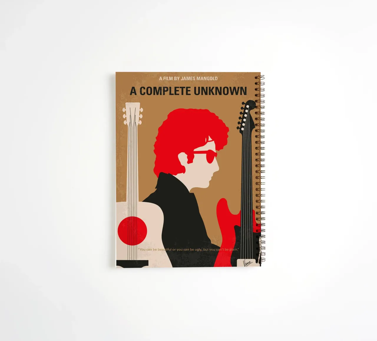 A Complete Unknown by Chungkong spiral notebook by jammie
