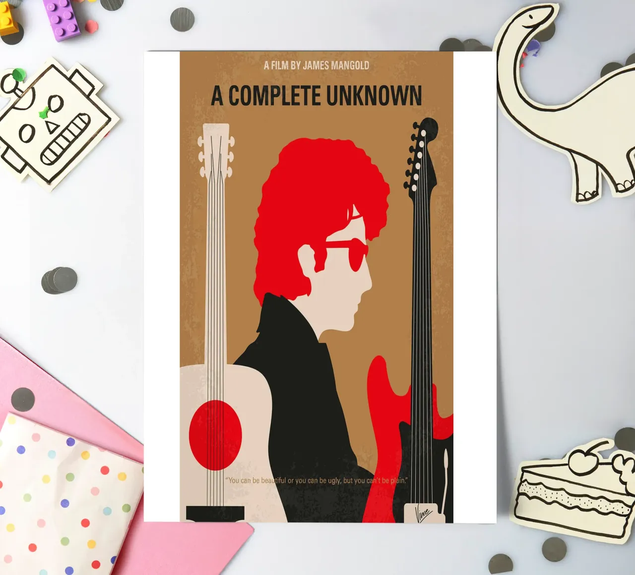 A Complete Unknown by Chungkong sticker sheet by jammie