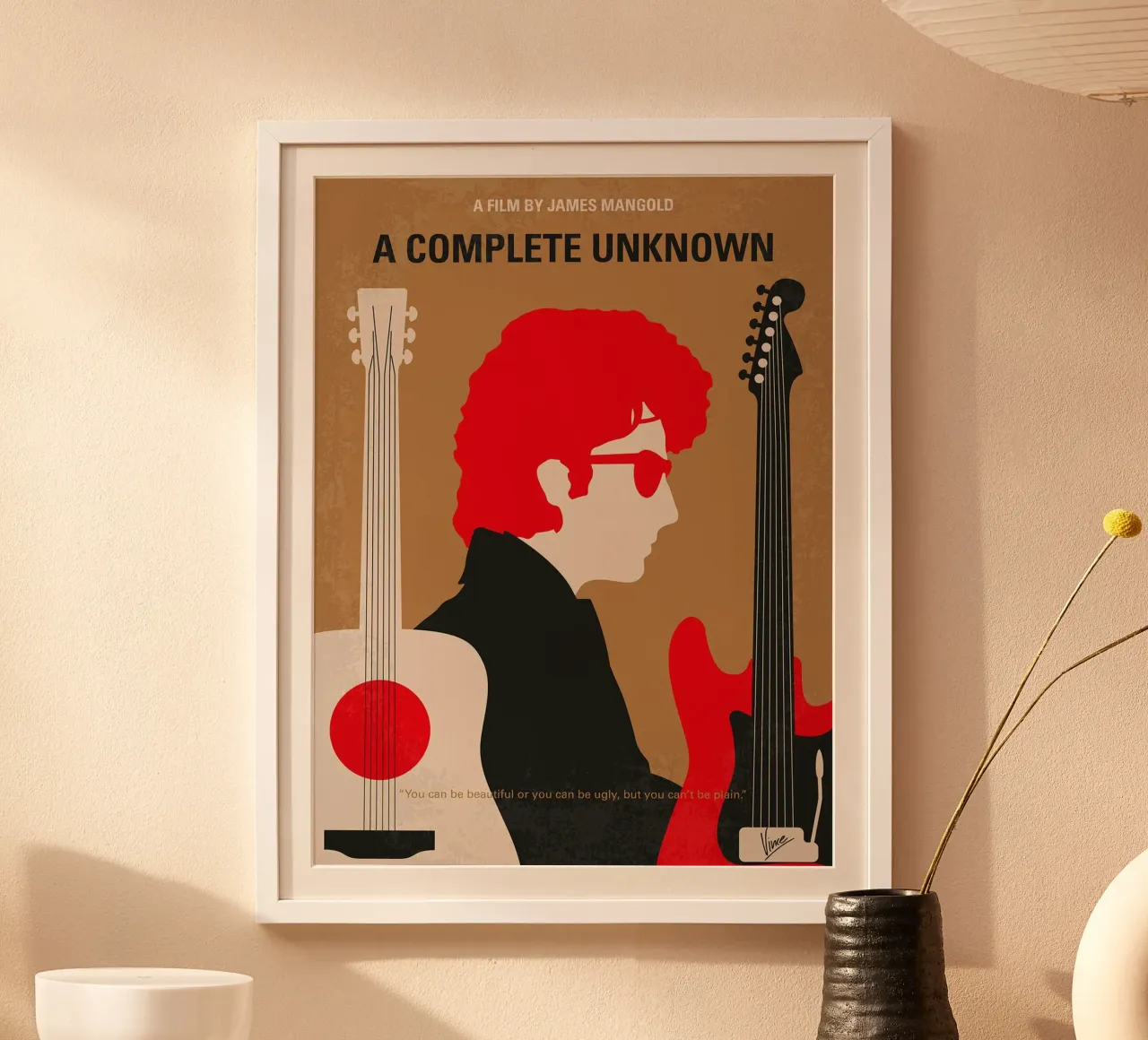Un completo sconosciuto di Chungkong poster con telaio in alluminio da jammie