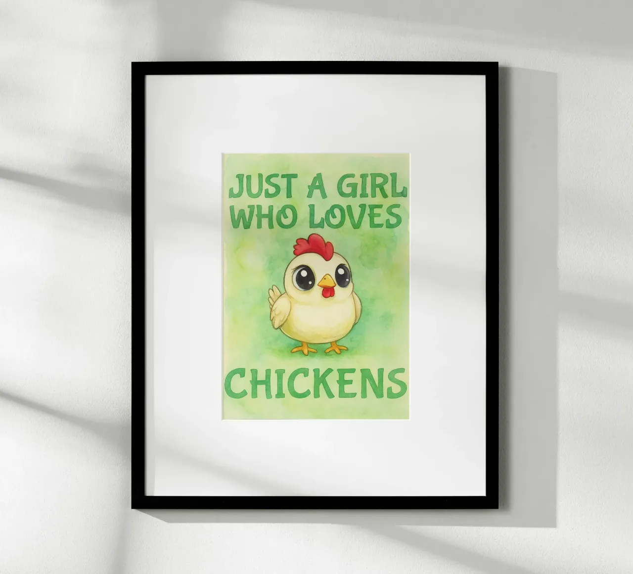 solo una ragazza che ama il pollo poster da cepeducks