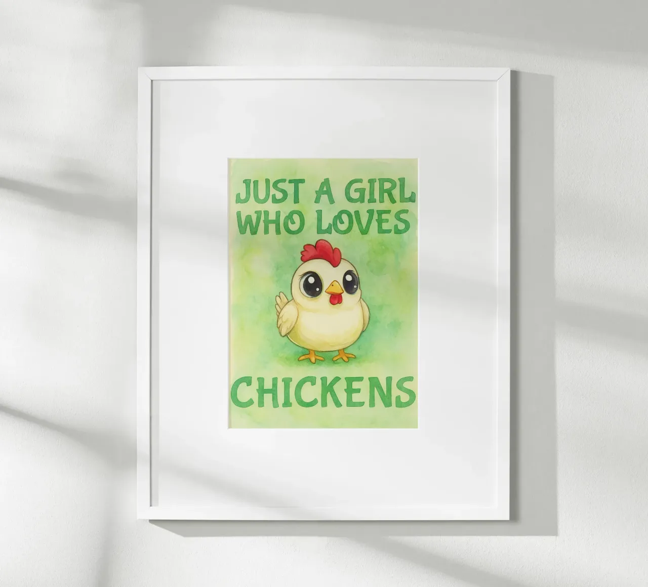 solo una ragazza che ama il pollo poster da cepeducks