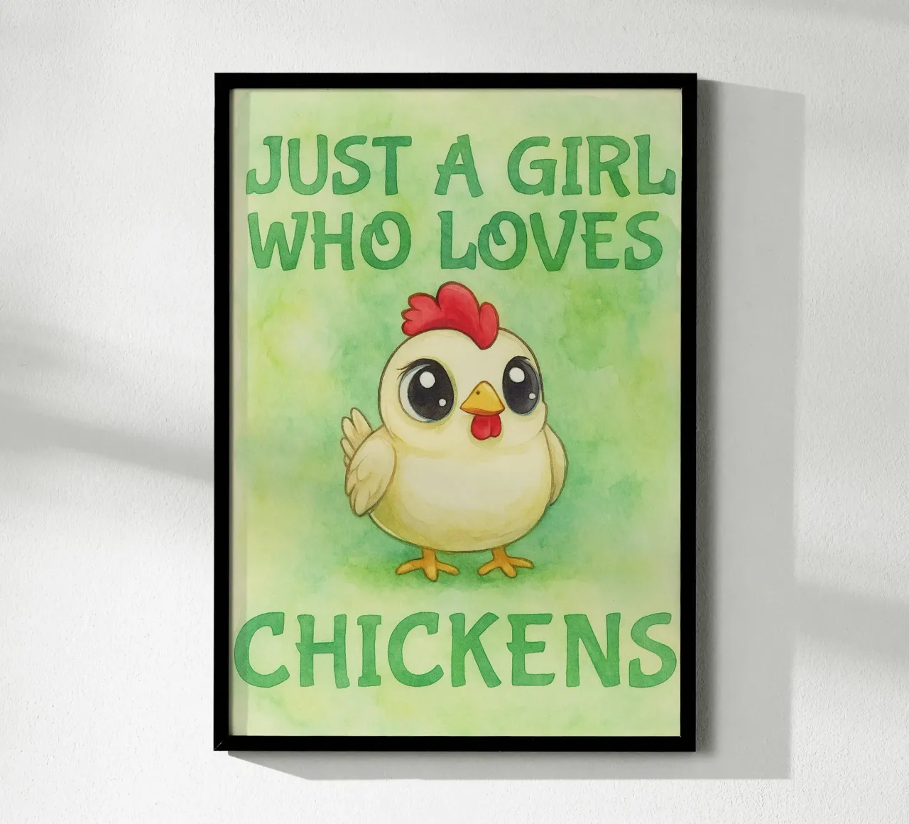 solo una ragazza che ama il pollo poster da cepeducks