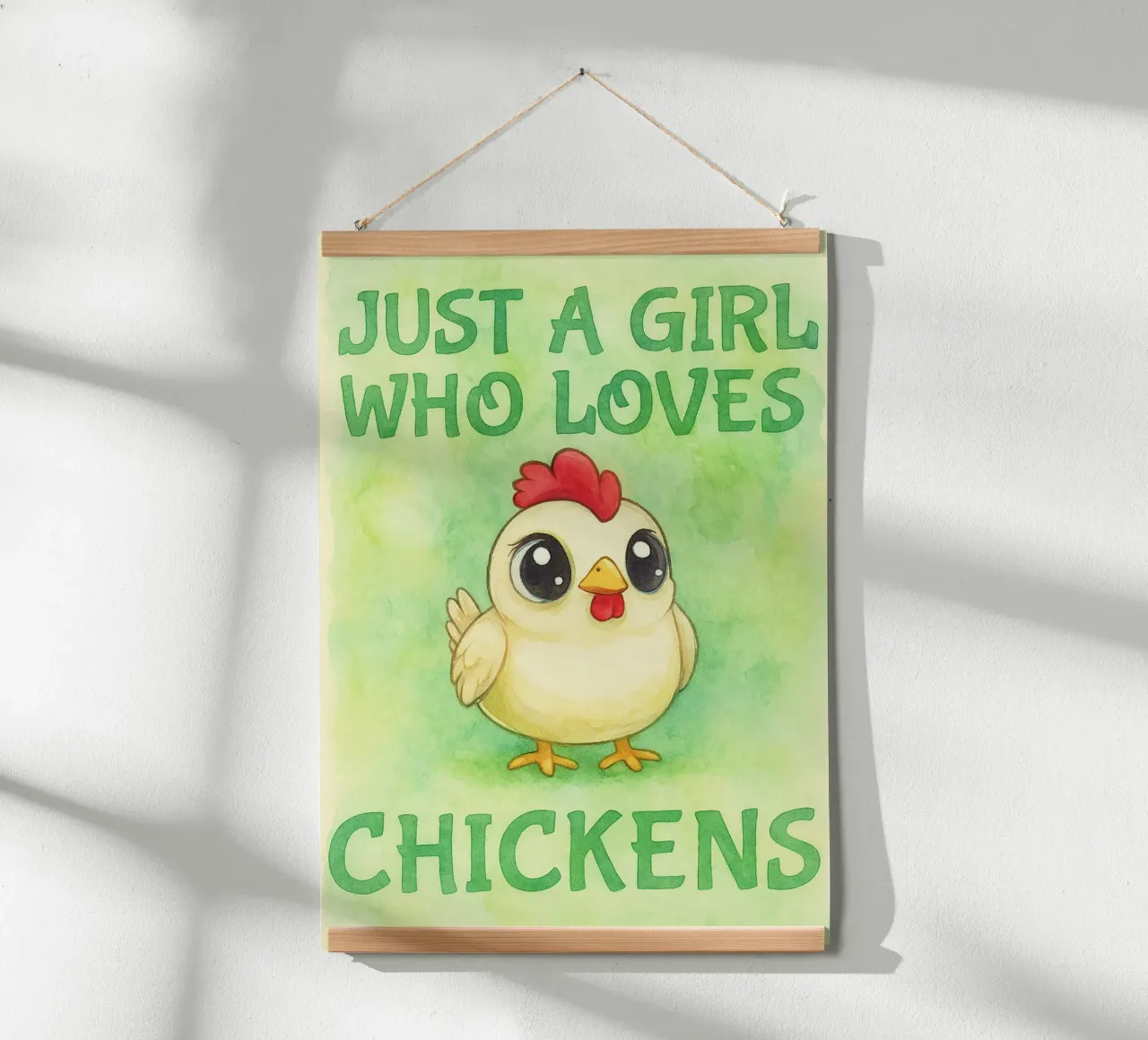 solo una ragazza che ama il pollo poster da cepeducks