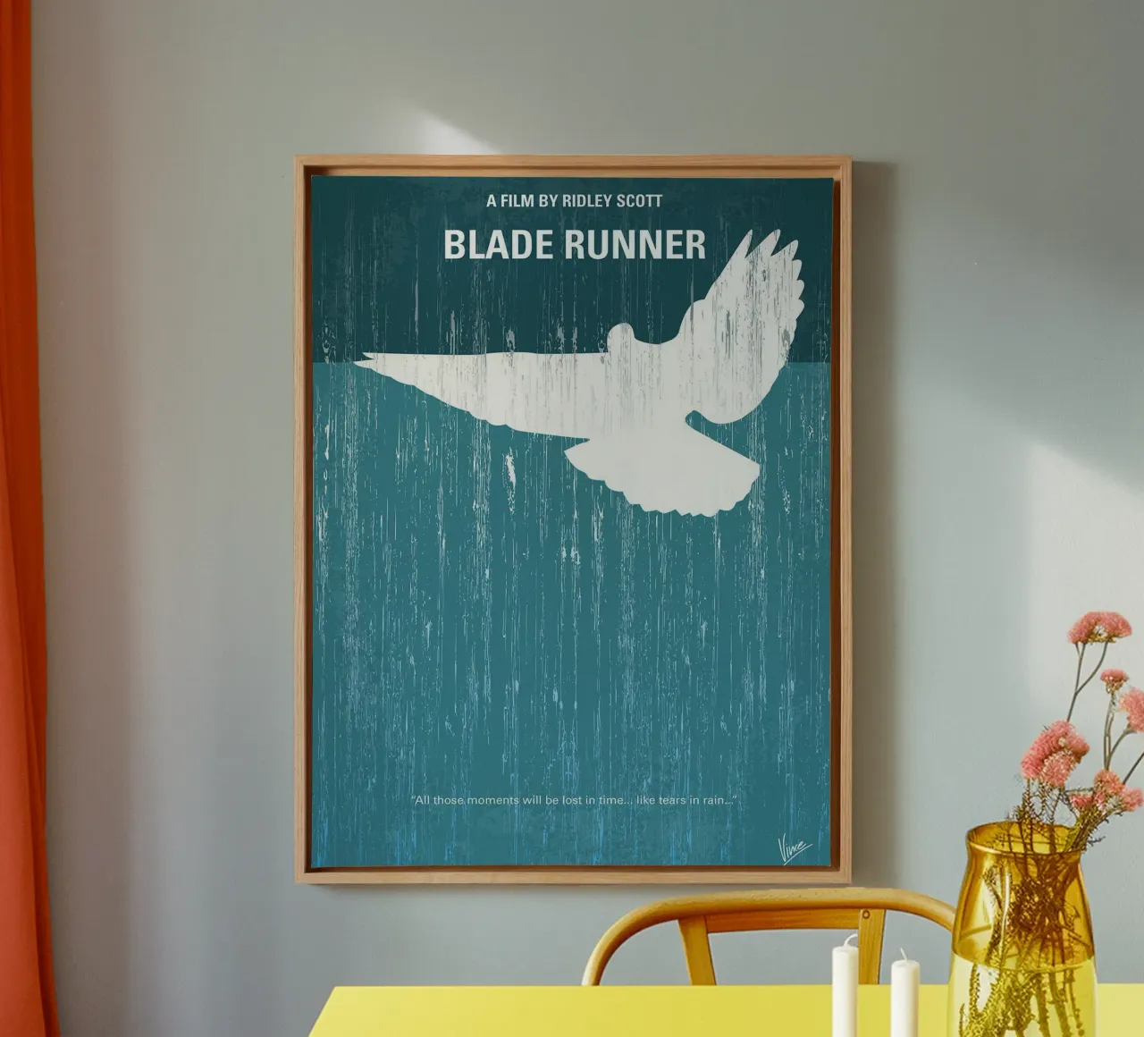 Blade Runner door Chungkong canvas met Baklijst van jammie