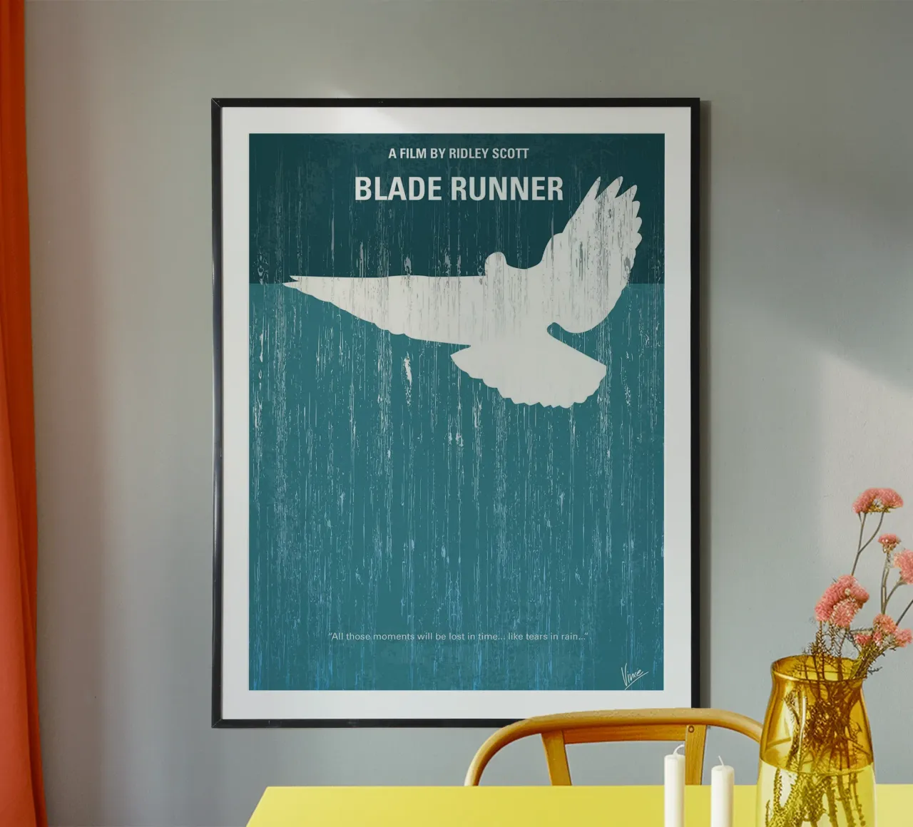 Blade Runner di Chungkong poster con telaio in alluminio da jammie