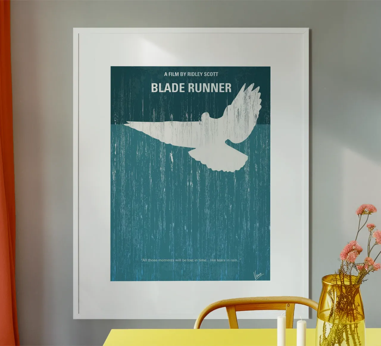 Blade Runner di Chungkong poster con telaio in alluminio da jammie