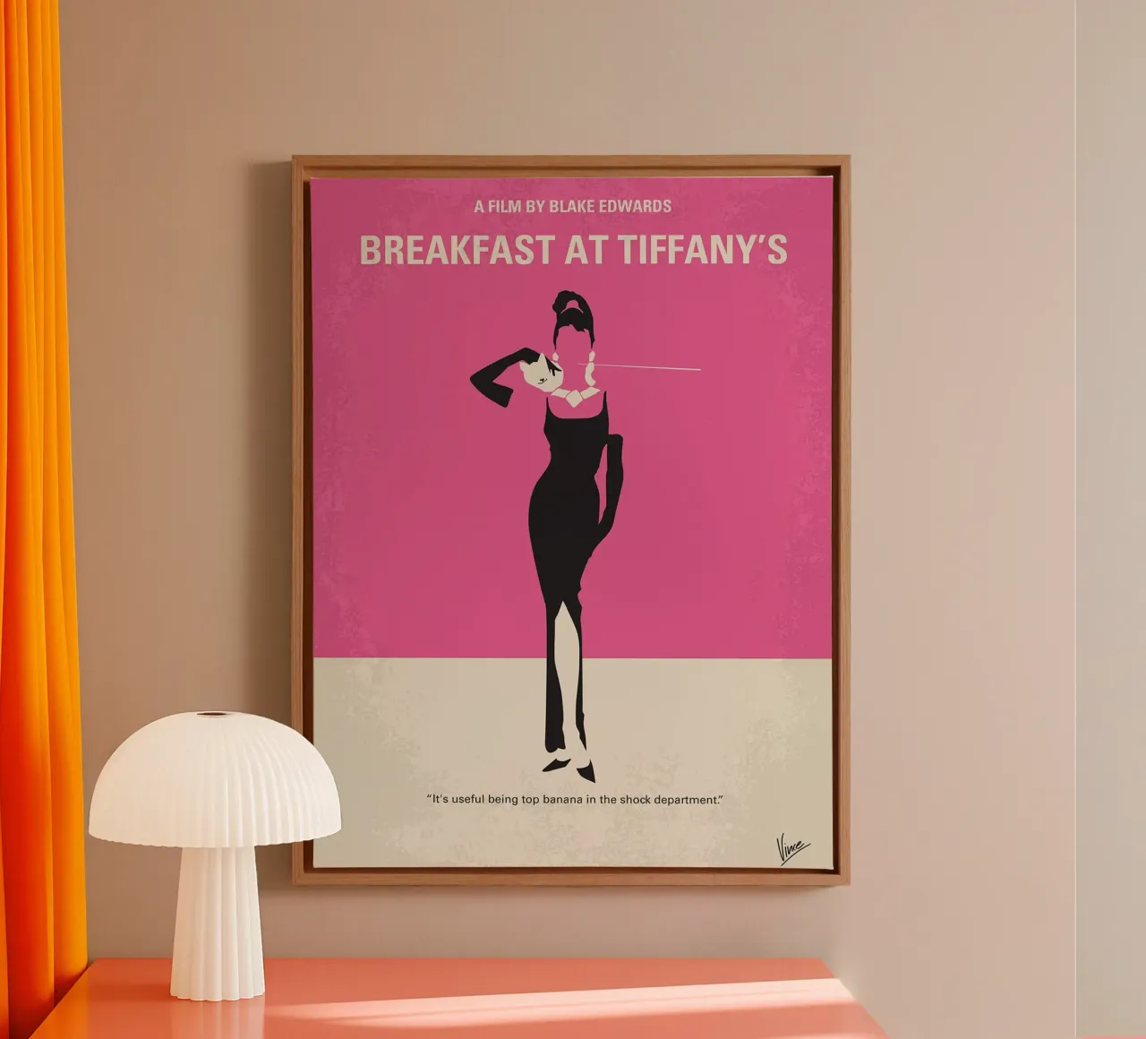 Colazione da Tiffany di Chungkong tela con Cornice a cassetta da jammie