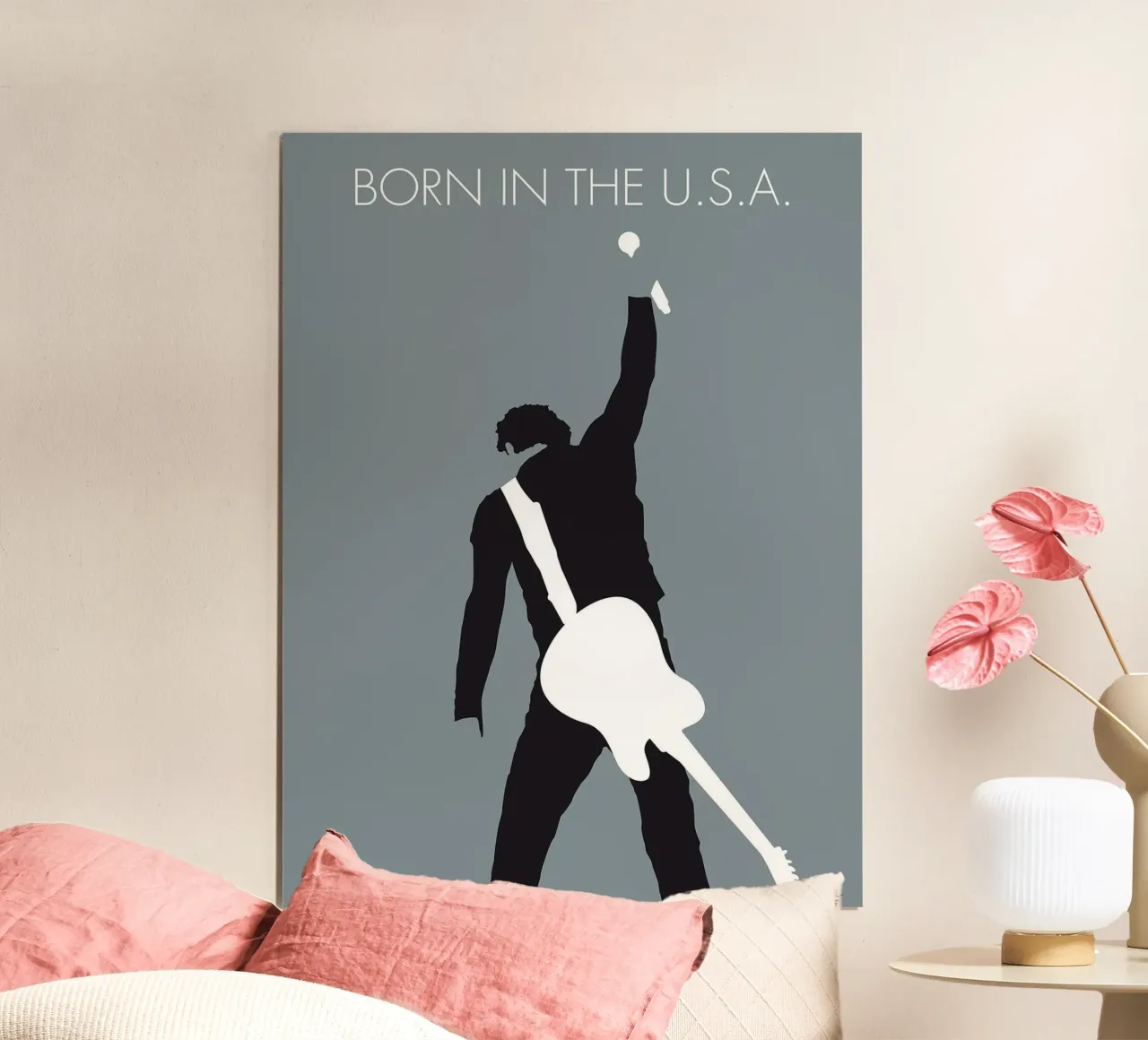 Bruce Springsteen, nacido en EE.UU. por Chungkong poster de jammie